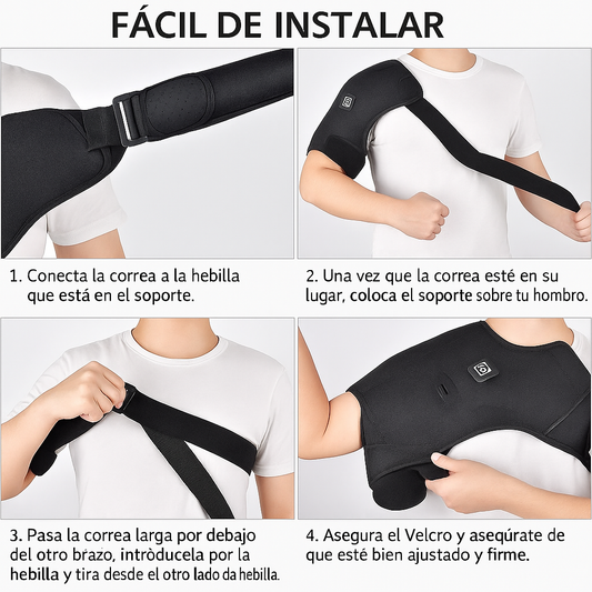 Hombrera ortopédica con calor